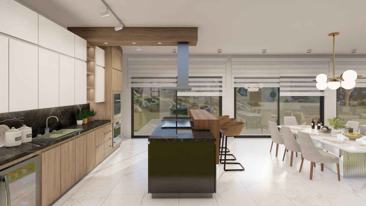 Renderizado 3D Interior de Cocina - Fast 3D Renders