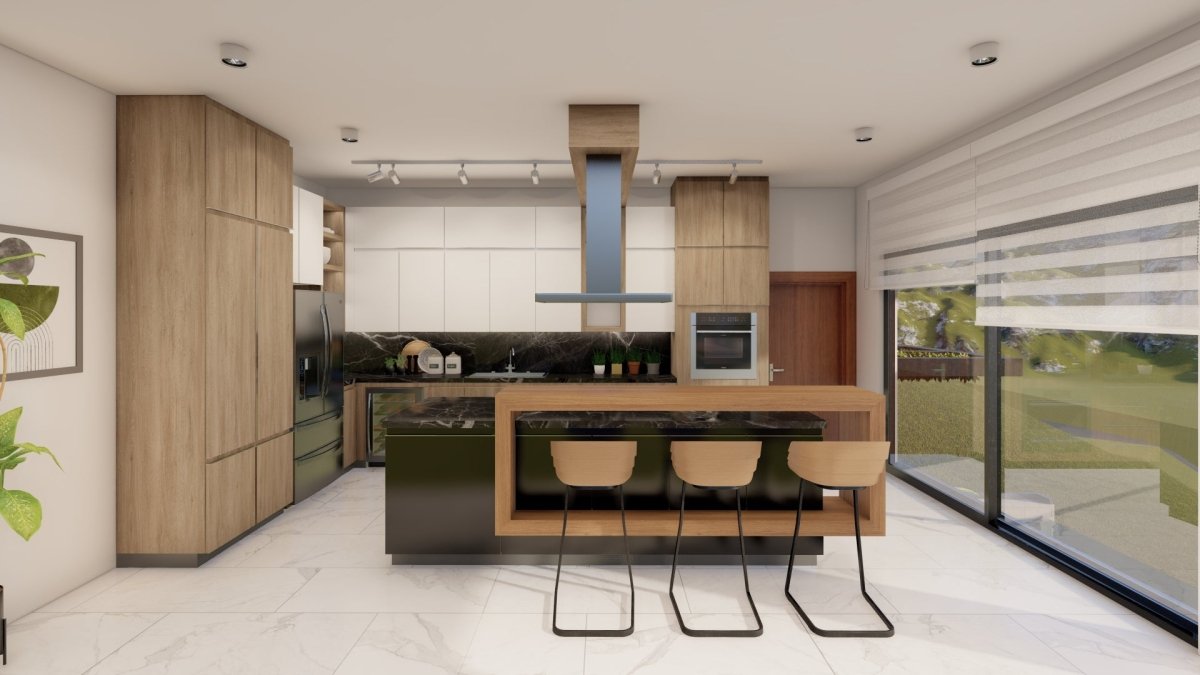 Renderizado 3D Interior de Cocina - Fast 3D Renders