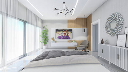 Renderizado 3D Interior de Dormitorio - Fast 3D Renders